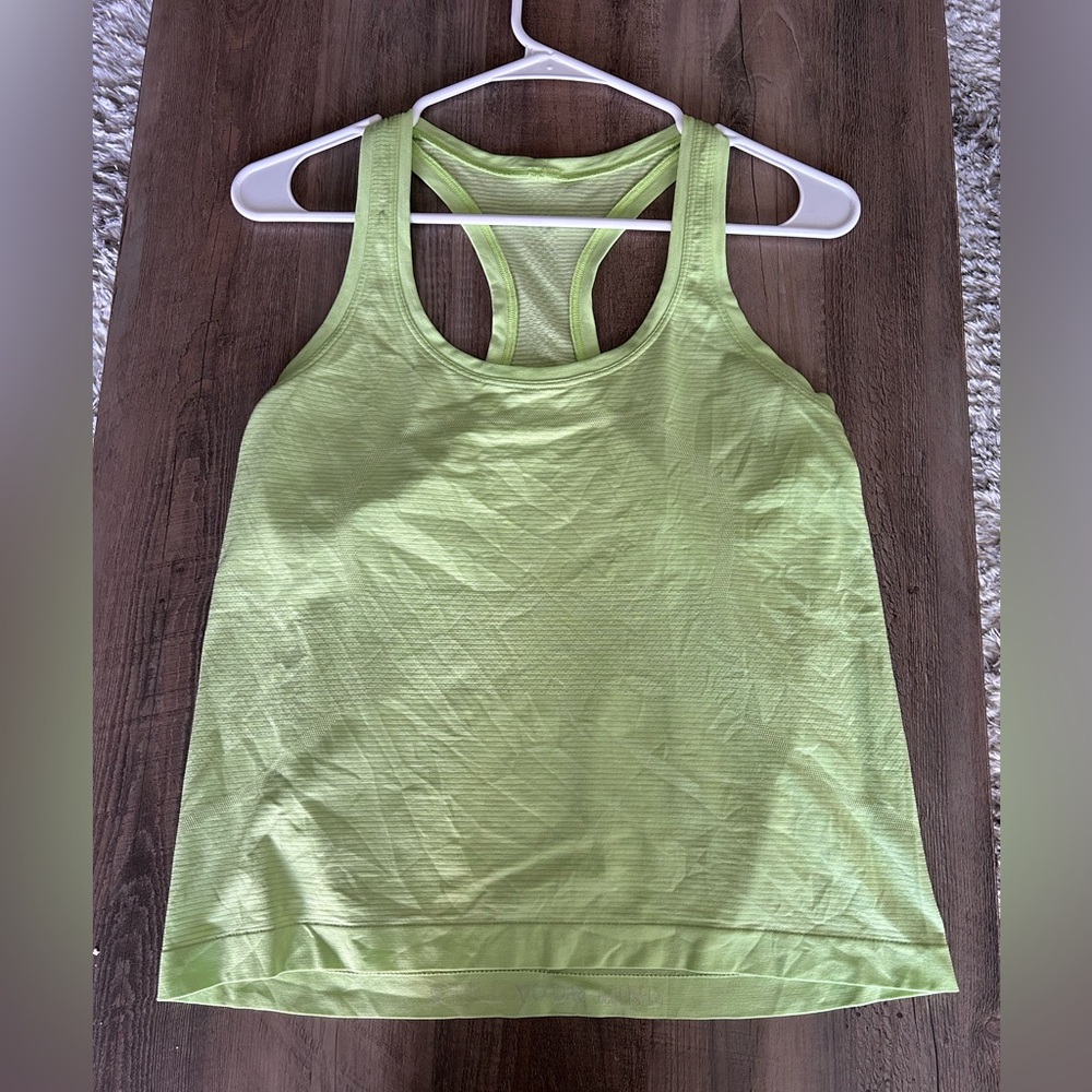 Lululemon Lime Green Swiftly Racerback Tank *Race - Sz 10*